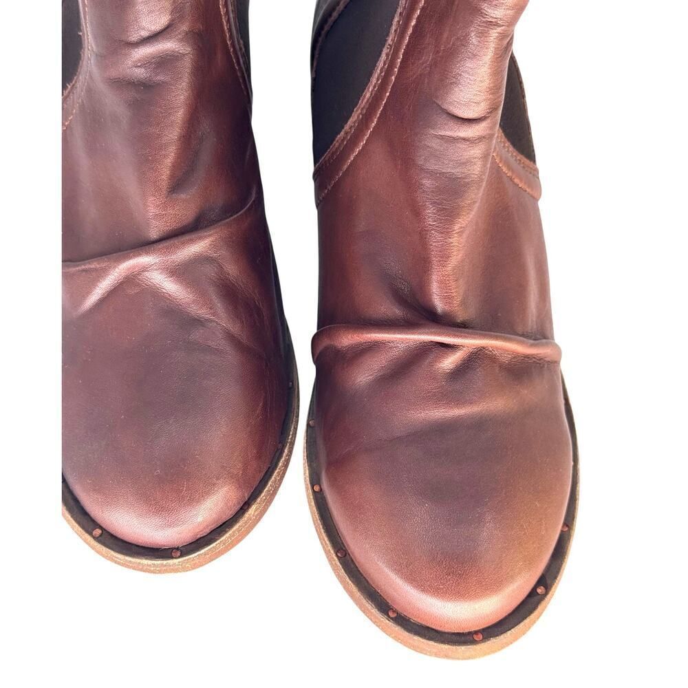 Beek Quail Leather Chelsea Boots | Brown Ankle Boots | Size 7 | Handmade | NWOB - Picture 5 of 9
